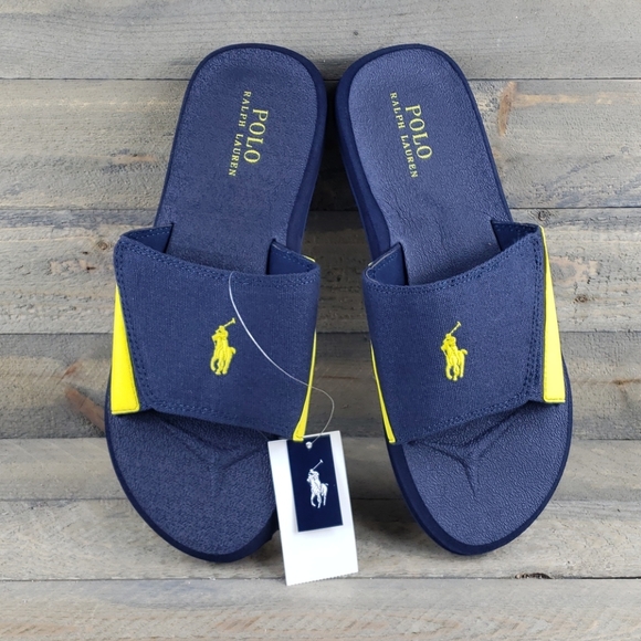 Polo Ralph Lauren Slide Sandals Blue 